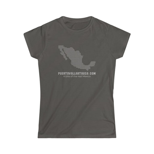 Mexico Dot Map Women's Softstyle Tee