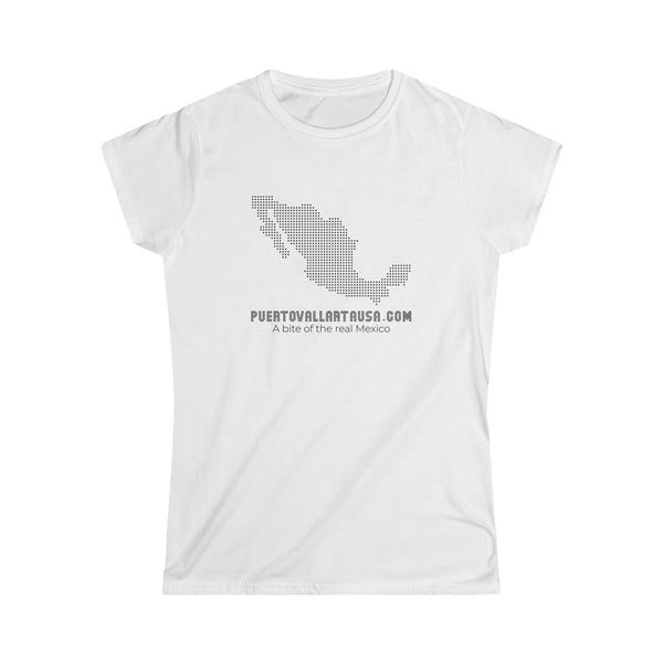 Mexico Dot Map Women's Softstyle Tee
