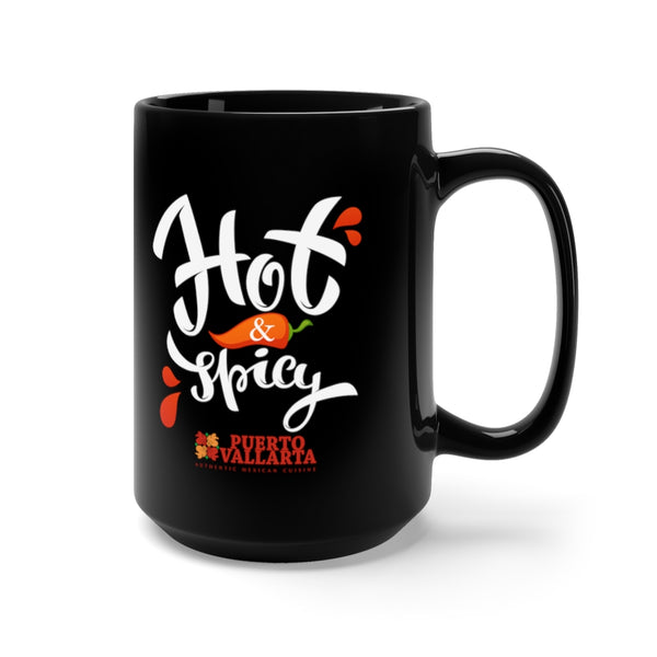 Hot & Spicy Black Mug 15oz