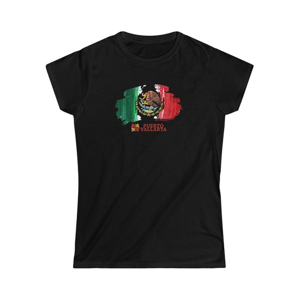 Mexican Flag ST1 Women's Softstyle Tee