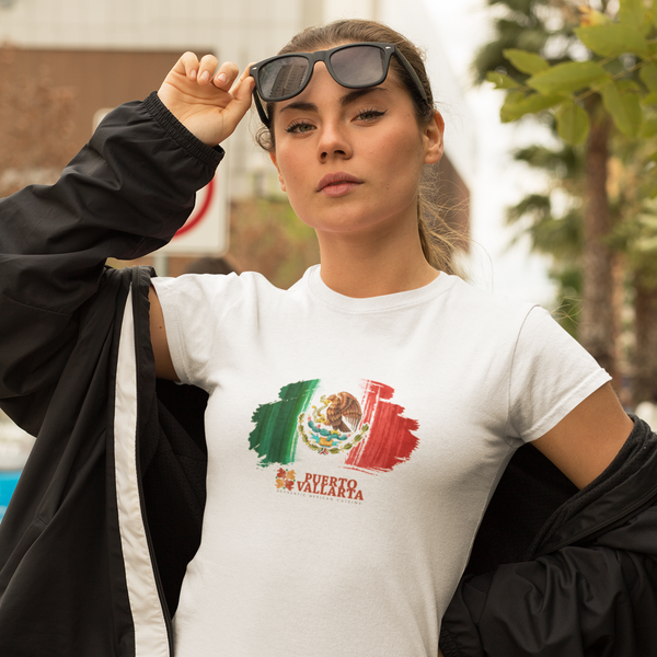 Mexican Flag ST1 Women's Softstyle Tee